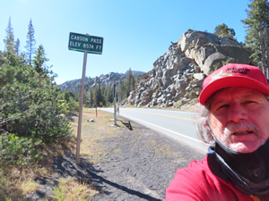 Ted at Carson Pass, California.