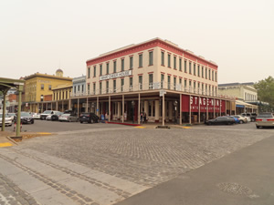Old town Sacramento, California.