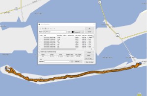 Map of the route I cycled from Pensacola Beach to/ from Fort Pickens, Florida.