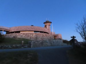 Building at summit of Brasstown Bald.