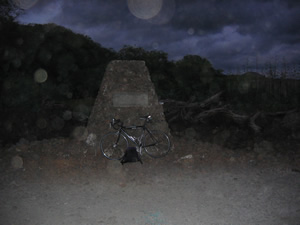Ted’s rental bike at La Perouse Memorial in Maui, Hawaii.