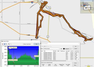 Profile of rides near Boise, Idaho.
