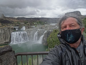 Ted at Shoshone Falls near Twin Falls, Idaho.