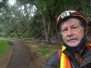 Ted with his bike at Rock Creek Park in Twin Falls, Idaho.
