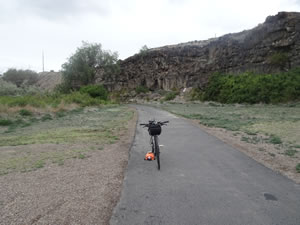 Ted’s bike at Rock Creek Park in Twin Falls, Idaho.