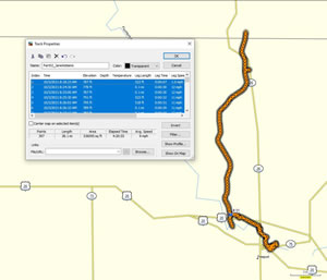 Bike route Ted took near on Jane Addams Trail in Northern Illinois.