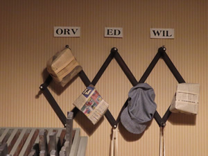 Part of the display of the Wright Brothers bike shop in the Museum at the birthplace of Wilbur Wright. 