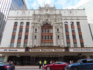 Theater in downtown Indianapolis, Indiana.