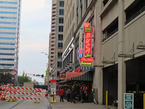 Italian restaurant in downtown Indianapolis, Indiana.