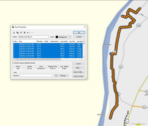 Bike route Ted took on the Louisville loop trail in Kentucky.