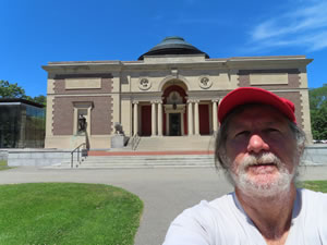 Ted at Bowden College in Brunswick, Maine.