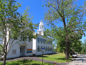 Building in Belfast, Maine.