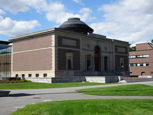 Building at Bowdoin College, where my dad went to school.