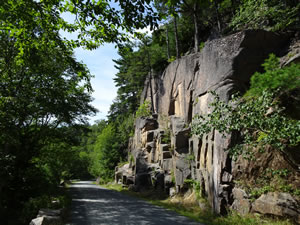 Carriage road in Acadia National Park 