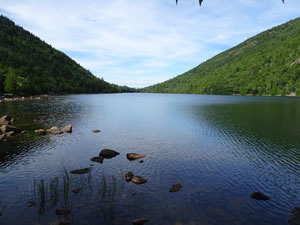 Jordan Pond in Arcadia National Park.