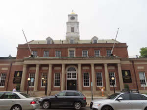 Historic building in Plymouth, Massachusetts.