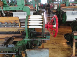 Boott Cotton Mill Museum in Lowell, Massachusetts.
