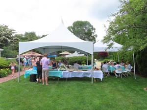 Louis and Shirley’s celebration of life reception at cousin Beth and Gordy’s place in Amesbury, Massachusetts.