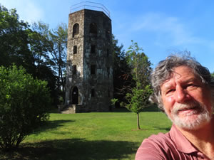 Ted at Atkinson Common Tower in Newburyport, Massachusetts.