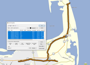Bike route Ted took at Cape Code, Massachusetts. (CCRT – Cape Code Rails to Trails)
