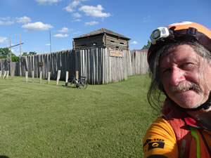 Ted at Fort Pipestone in Pipestone, Minnesota.