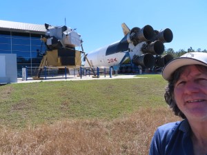 Ted at NASA Stennis Visitor Center in Mississippi.
