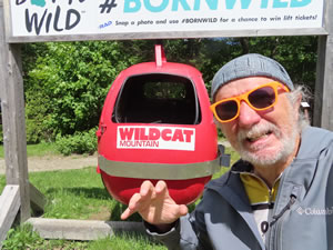 Ted at Wildcat ski area in New Hampshire.