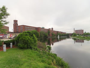 Clock tower place apartments in Nashua, New Hampshire.