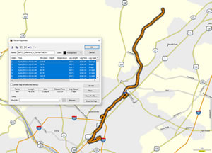 Bike route Ted took near Trenton, New Jersey. (Delaware & Raritan Canal State Park Trail)