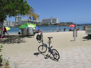 Beach near San Juan, Puerto Rico.