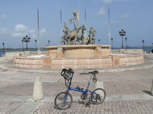 Fountain in San Juan, Puerto Rico.
