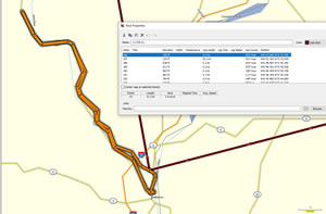 Bike route Ted took near Brattleboro, Vermont.