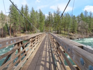 Bowl & Pitcher Suspension bridge near Spokane.