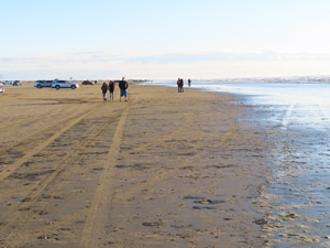 Beach at Ocean Shores, Washington.