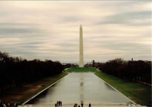 Washington Monument in Washington DC