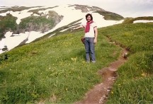 Ted at the top of Mount Roberts near Juneau, Alaska. 