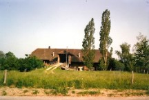 Typical Switzerland barn.