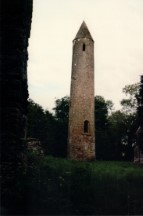 A 17 th century tower in Timaloe, Ireland.