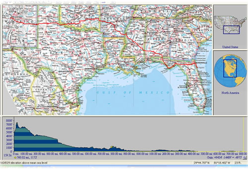 Entire Trip Map