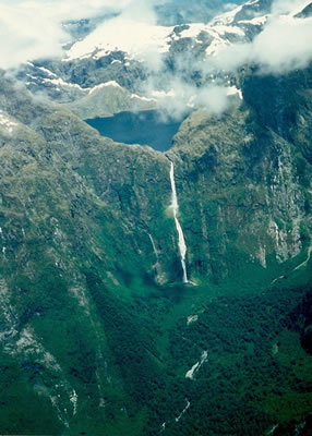 Lake in Milford sound