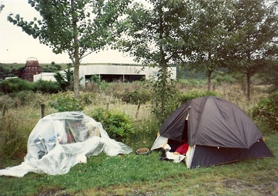 Camp near Reefton, New Zealand 