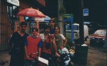 Ted with a group of student in Bariloche.