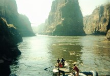 Rafting the Zambezi River near Victoria Falls