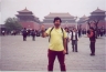Ted in front of the Forbidden City.