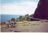 Ted's bike on Highway 101 near Cannon Beach, Oregon.