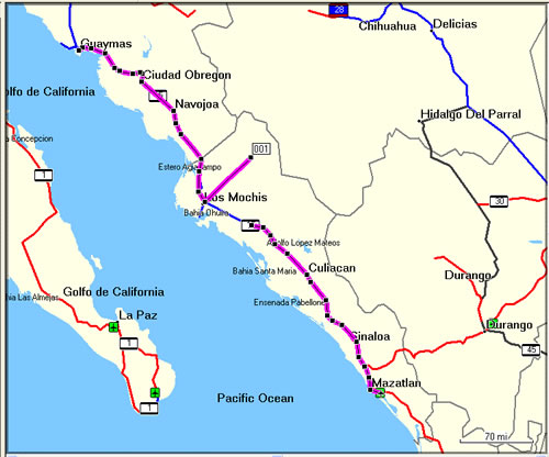 Entire Trip Map