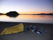 Ted's campsite in Bahia Concepcion