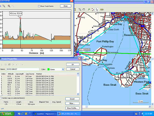 Last part of route - January 2-3, 2007