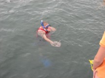 Man holding Sting Ray