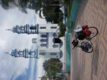 Ted's bike in front of church